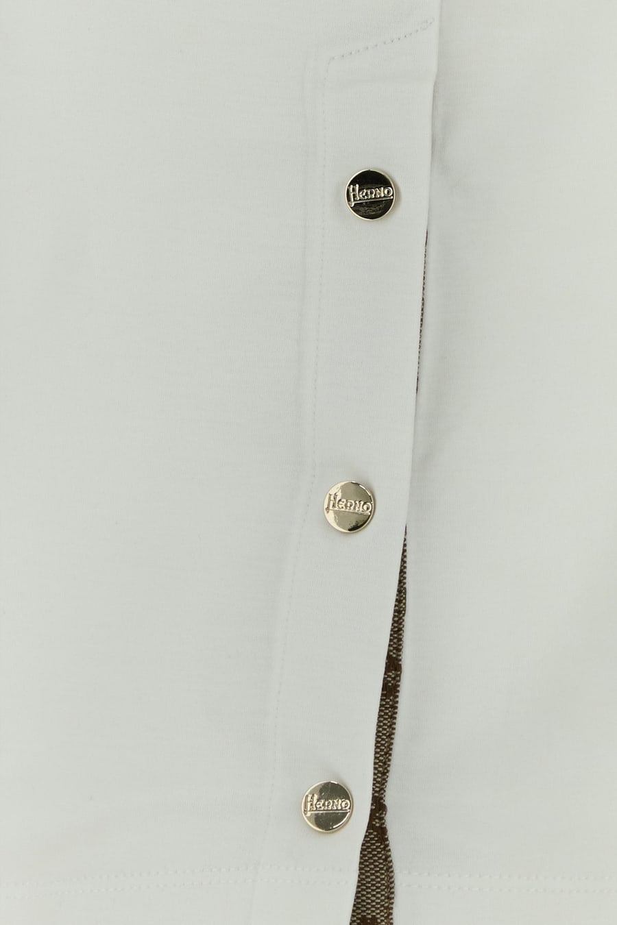 Herno T-shirt in cotone bianco, view 3