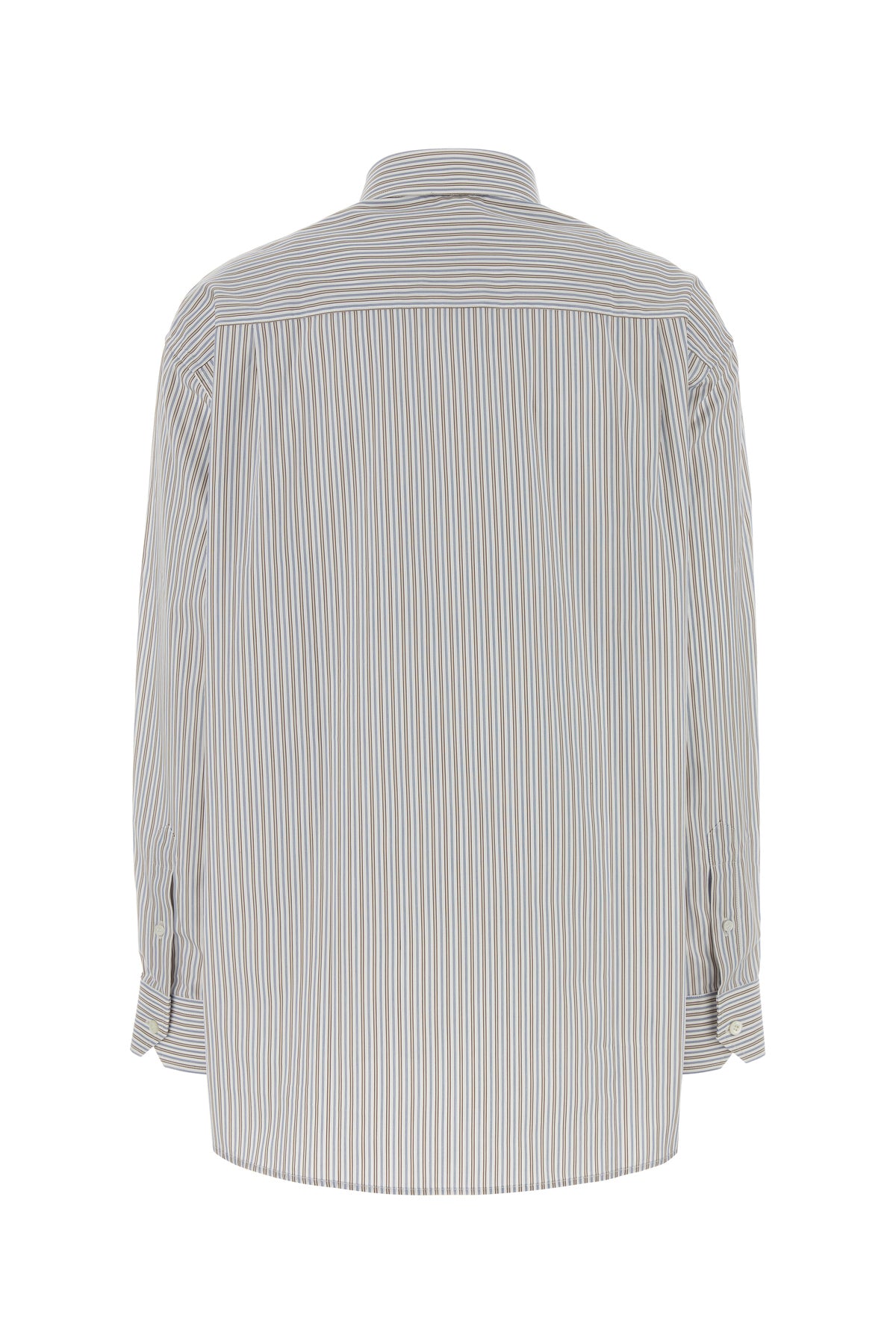 Prada Camicia oversize in popeline ricamato, view 2