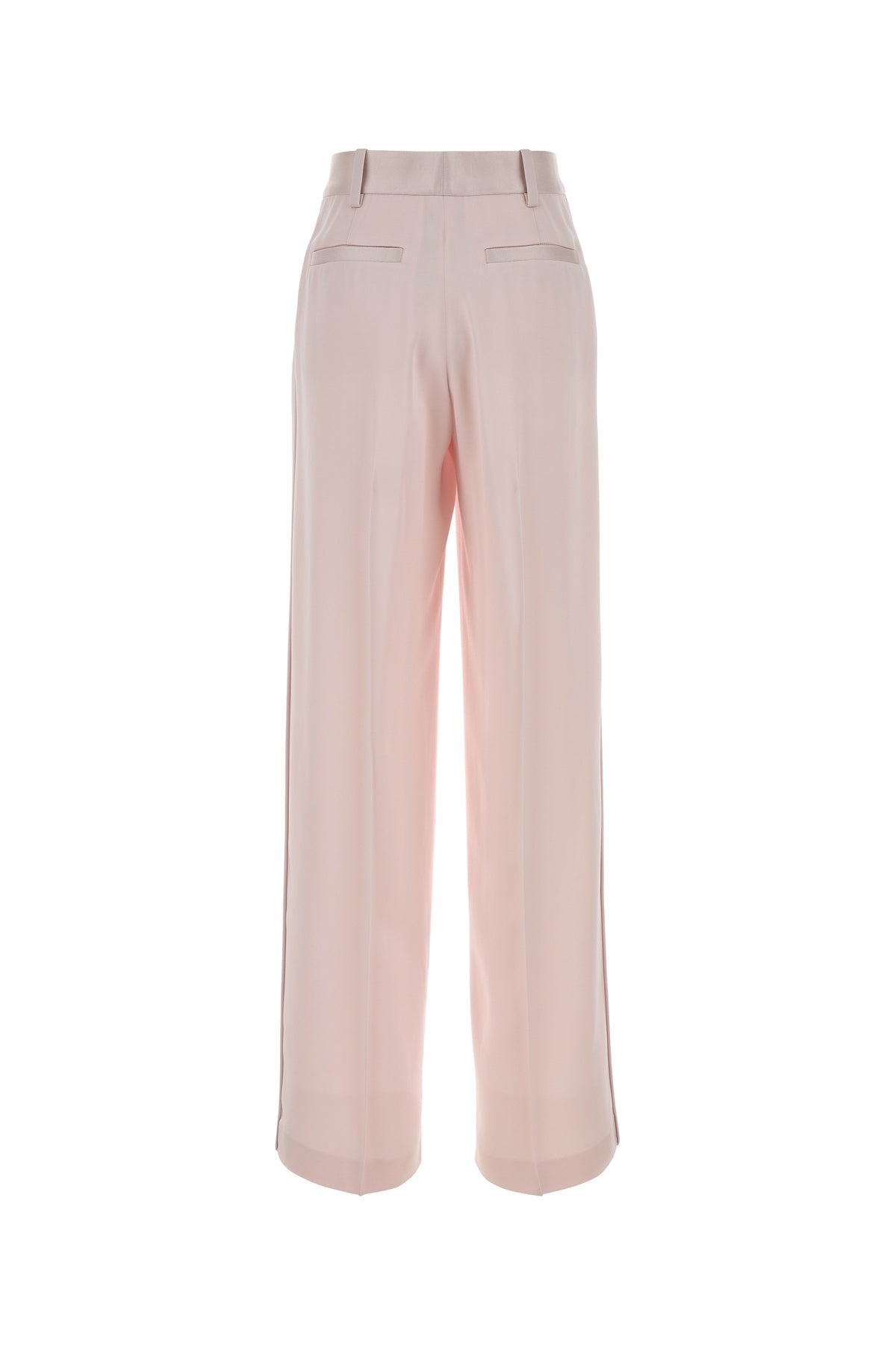 Jil Sander Pantalone in raso rosa pastello, view 2