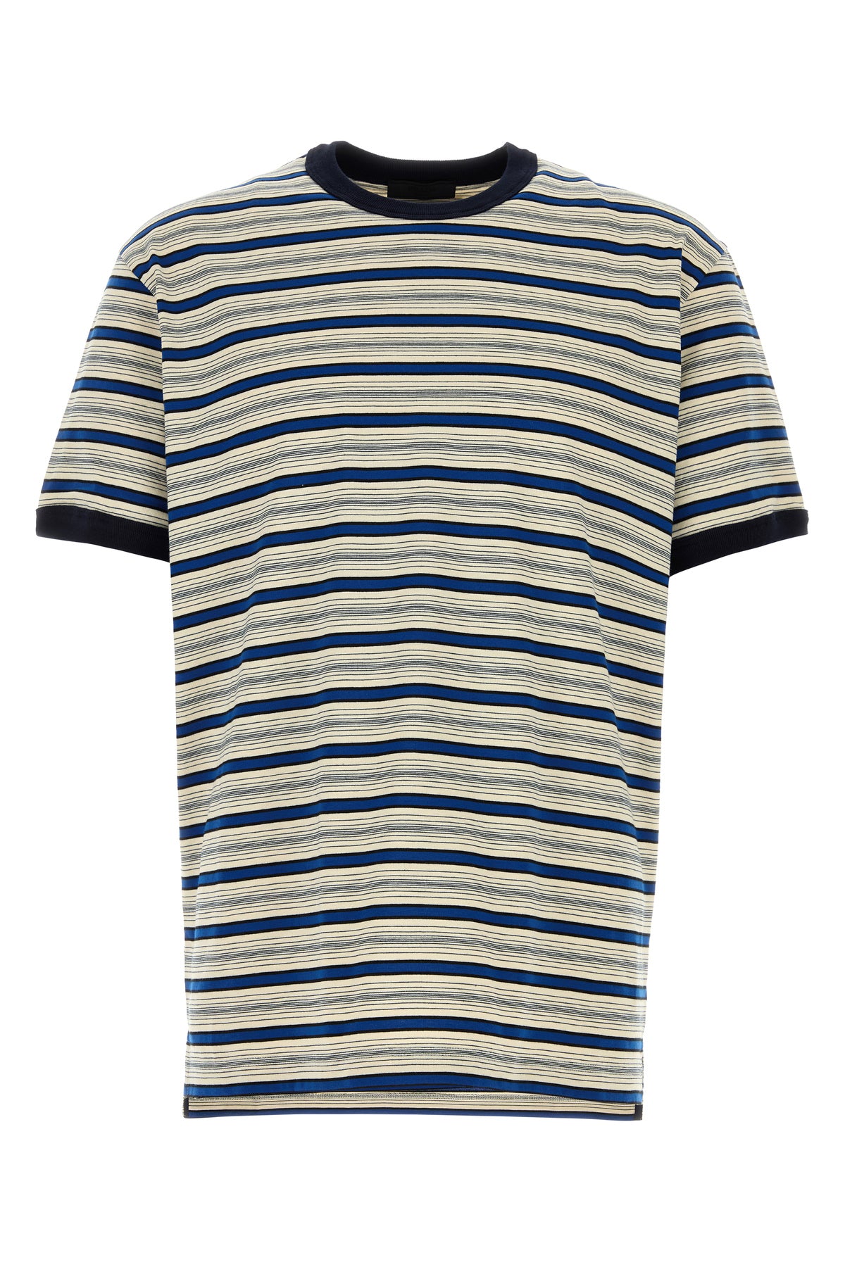 Prada T-shirt in cotone ricamato