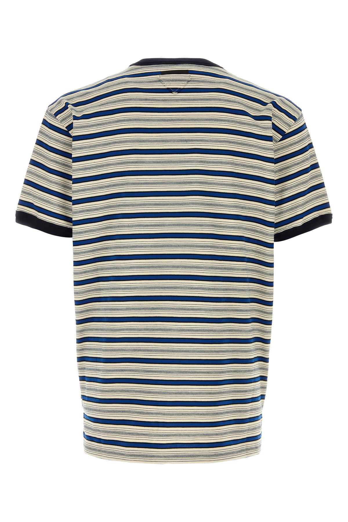 Prada T-shirt in cotone ricamato, view 2
