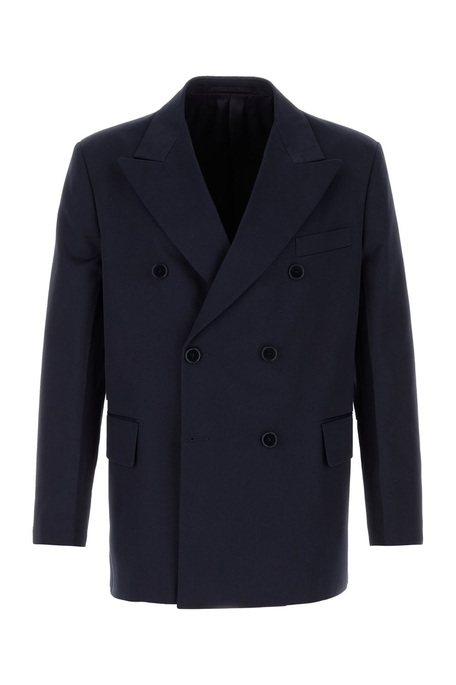 Prada Giacca in cotone blu navy