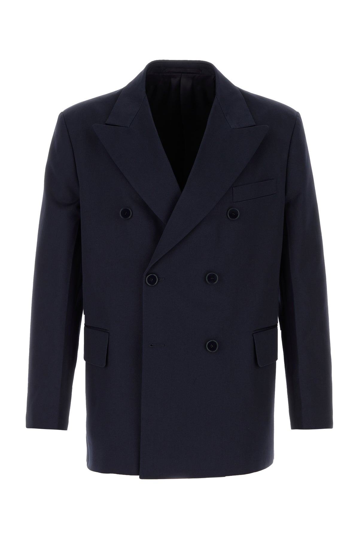 Prada Giacca in cotone blu navy
