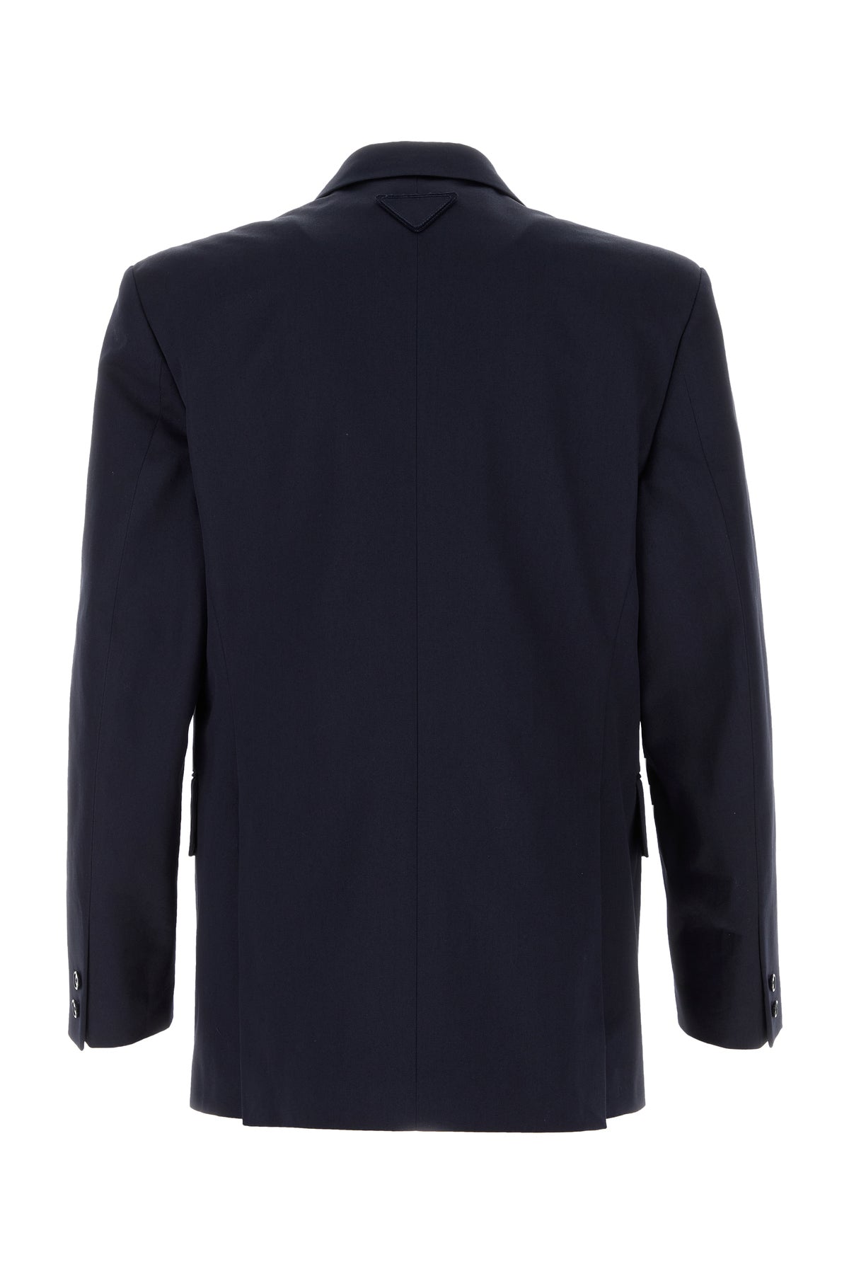 Prada Giacca in cotone blu navy, view 2