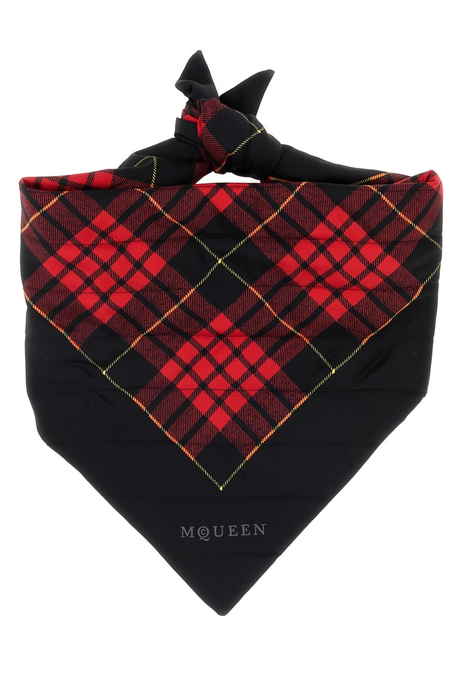 Alexander McQueen Sciarpa in seta ricamata