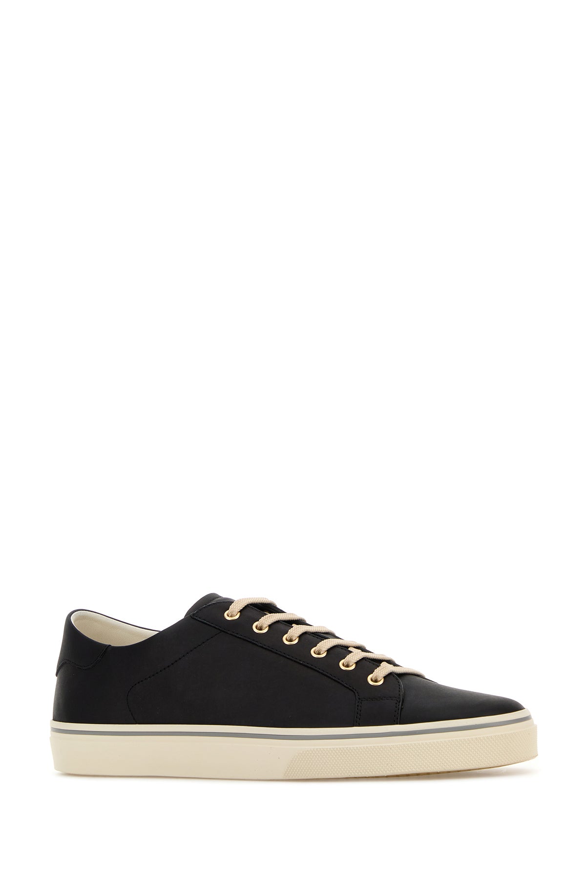 Brunello Cucinelli Sneakers in pelle nera, view 2