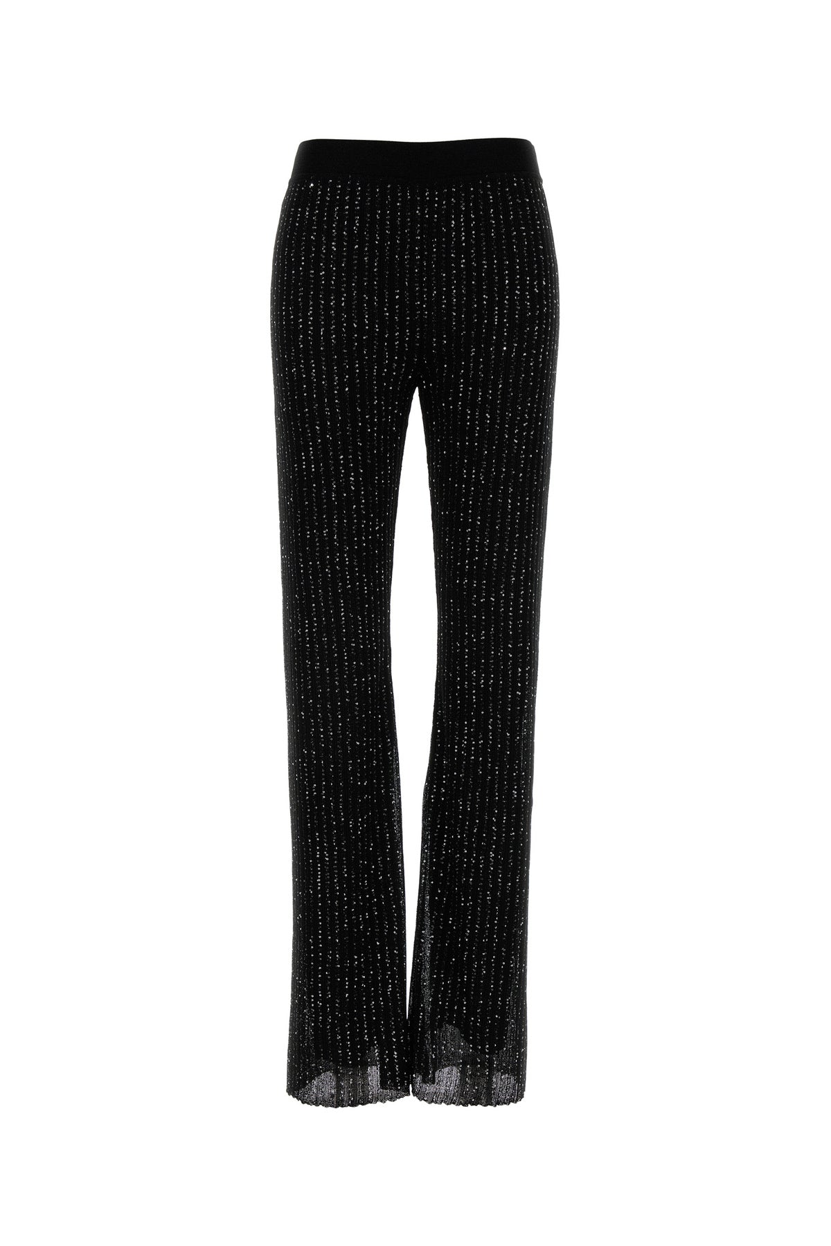 MISSONI Pantalone in misto viscosa nera