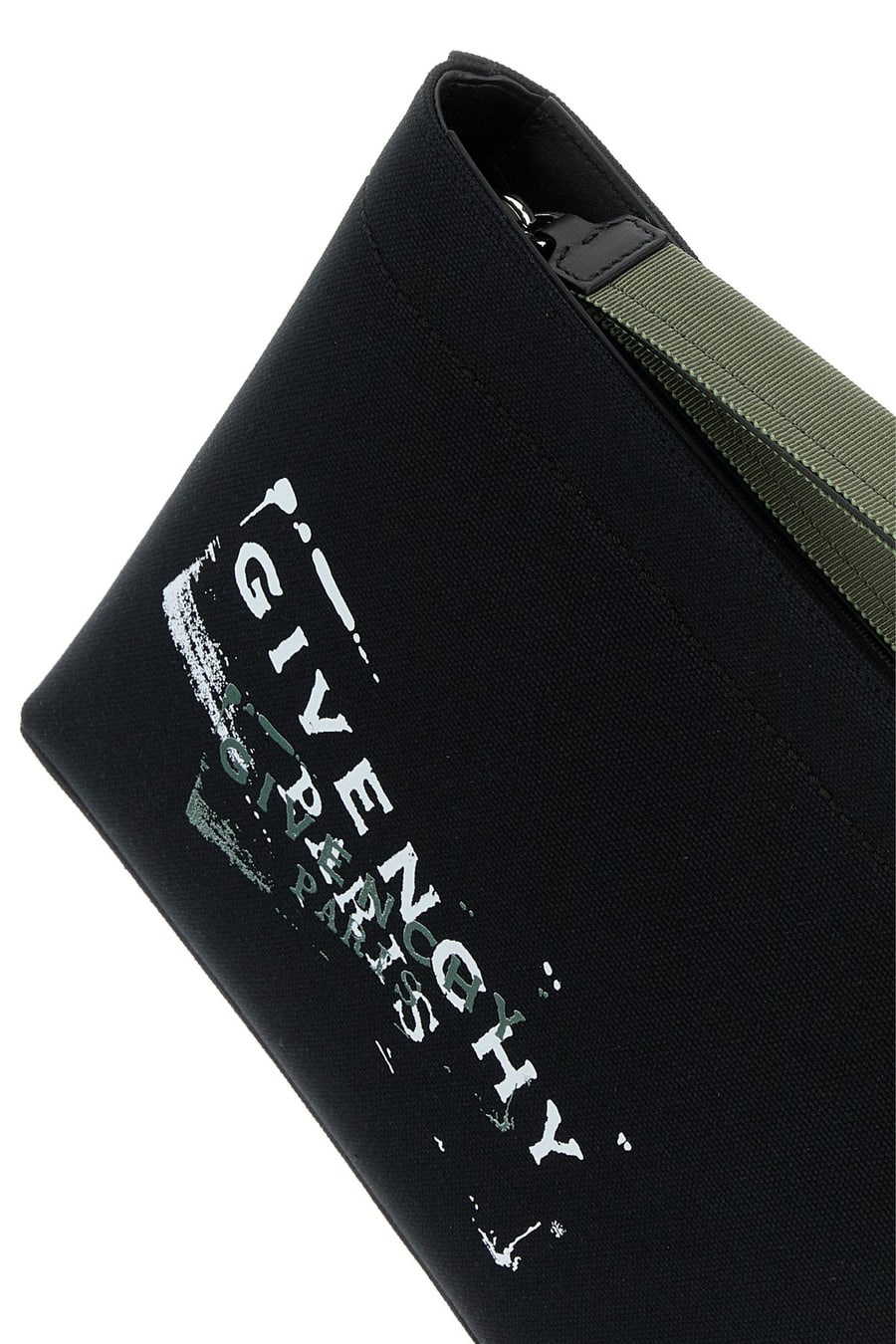 Givenchy Clutch in tela nera, view 4