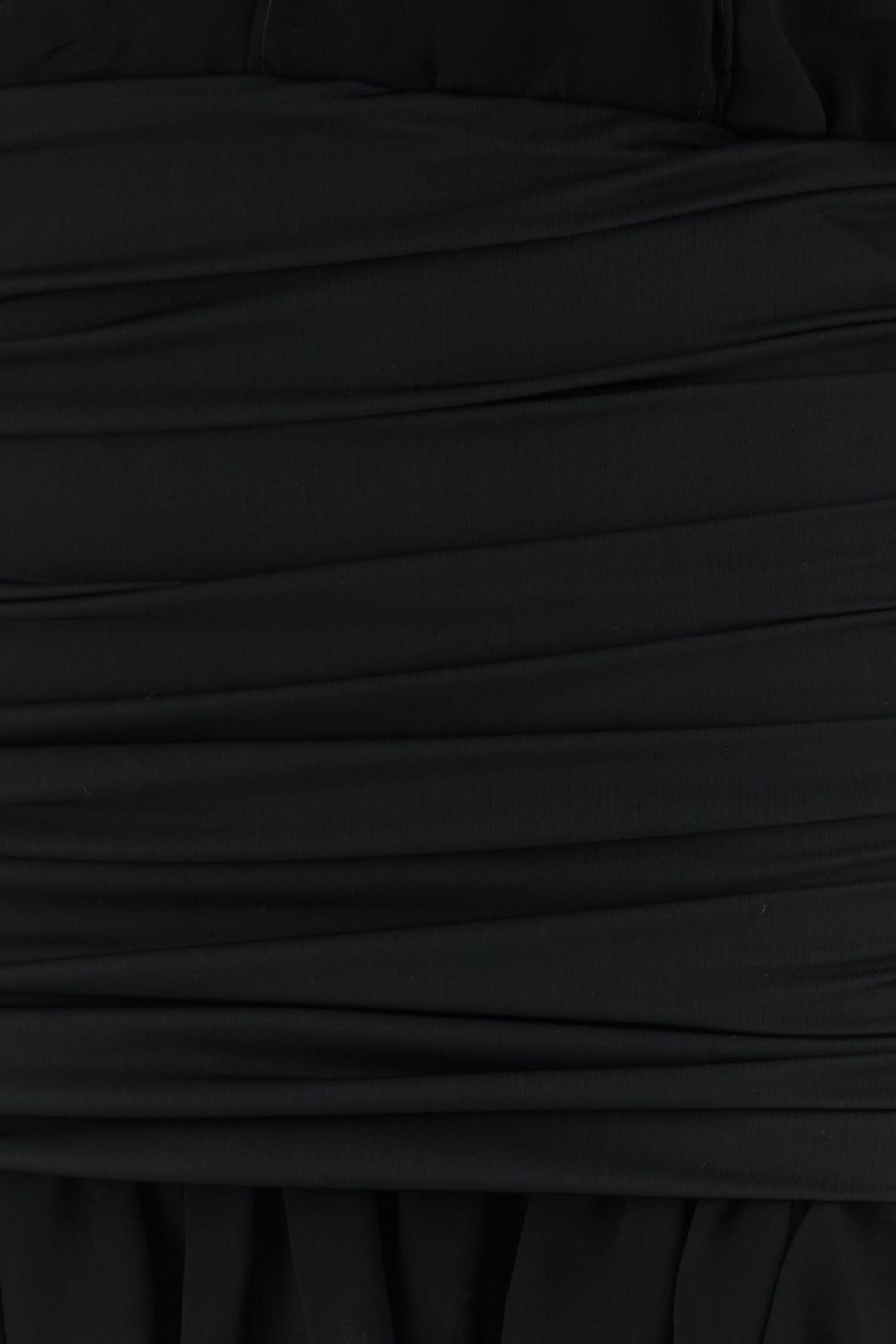 BLUMARINE Mini abito in georgette nera