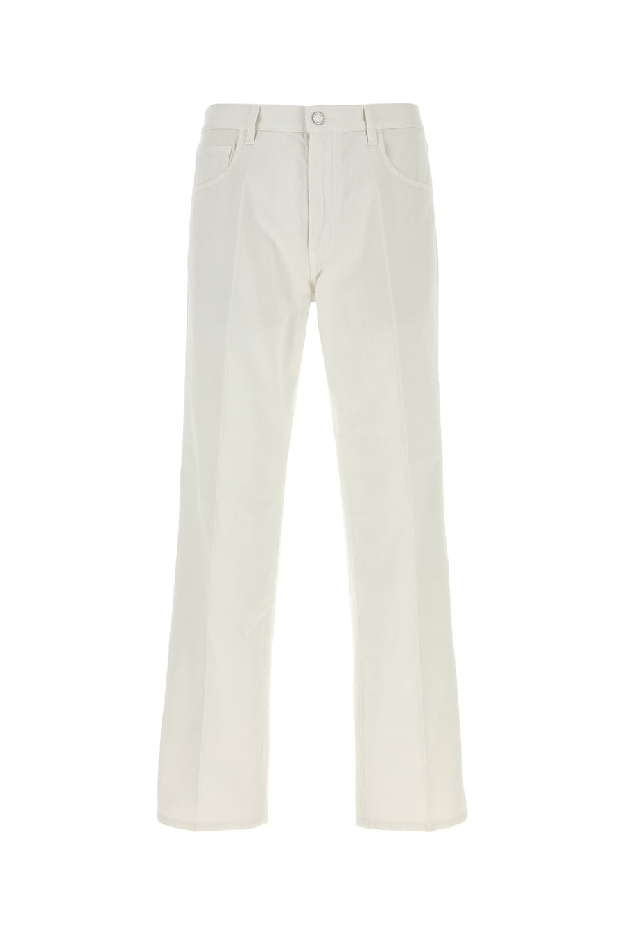 Prada Pantalone in cotone gesso