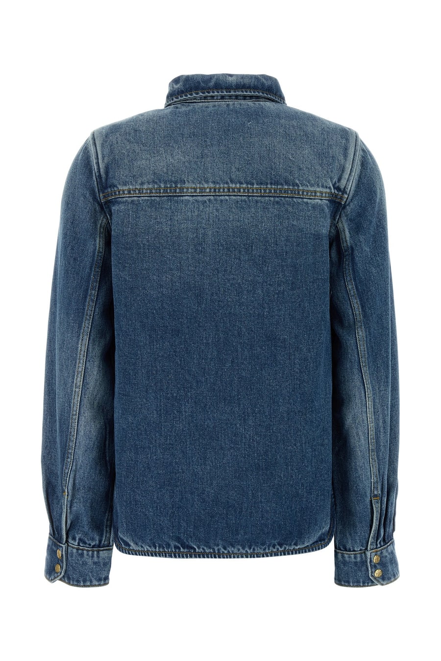 Ganni Camicia in denim, view 2