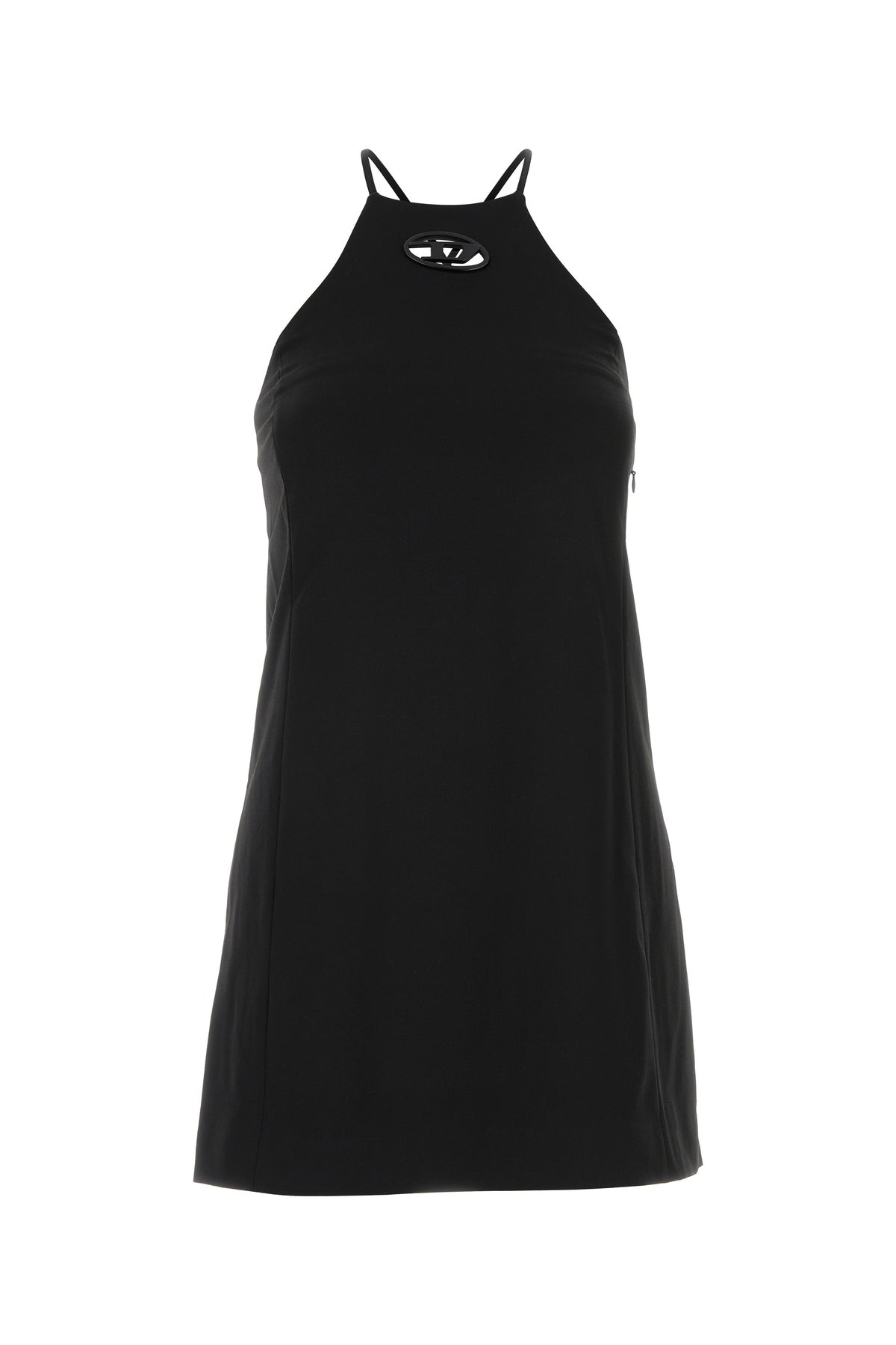 Diesel Mini abito in twill stretch nero