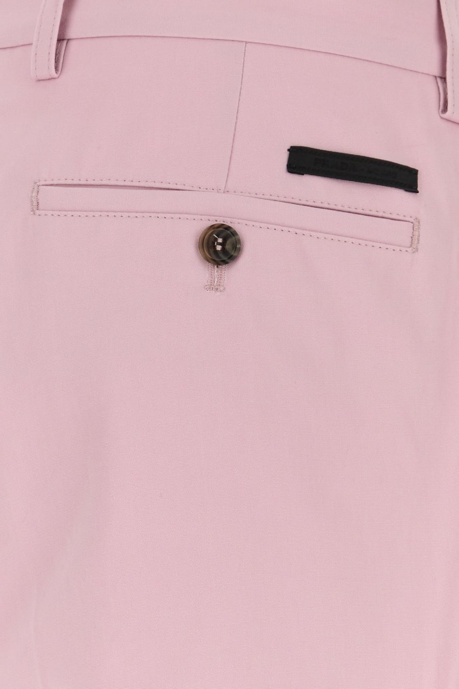 Prada Pantalone in popeline rosa, view 5