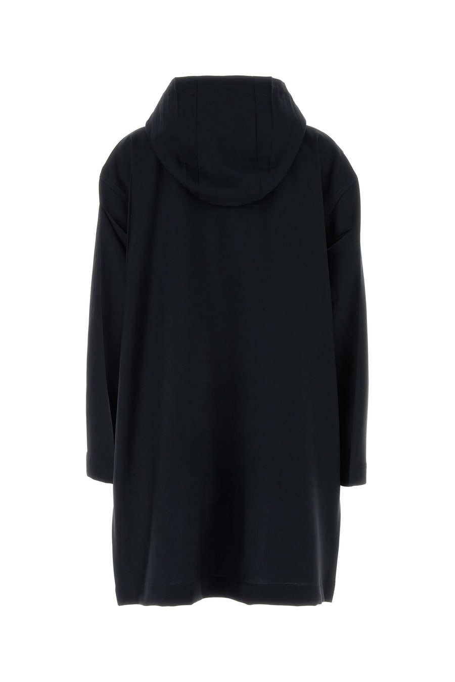 Prada Soprabito in misto mohair blu navy, view 2