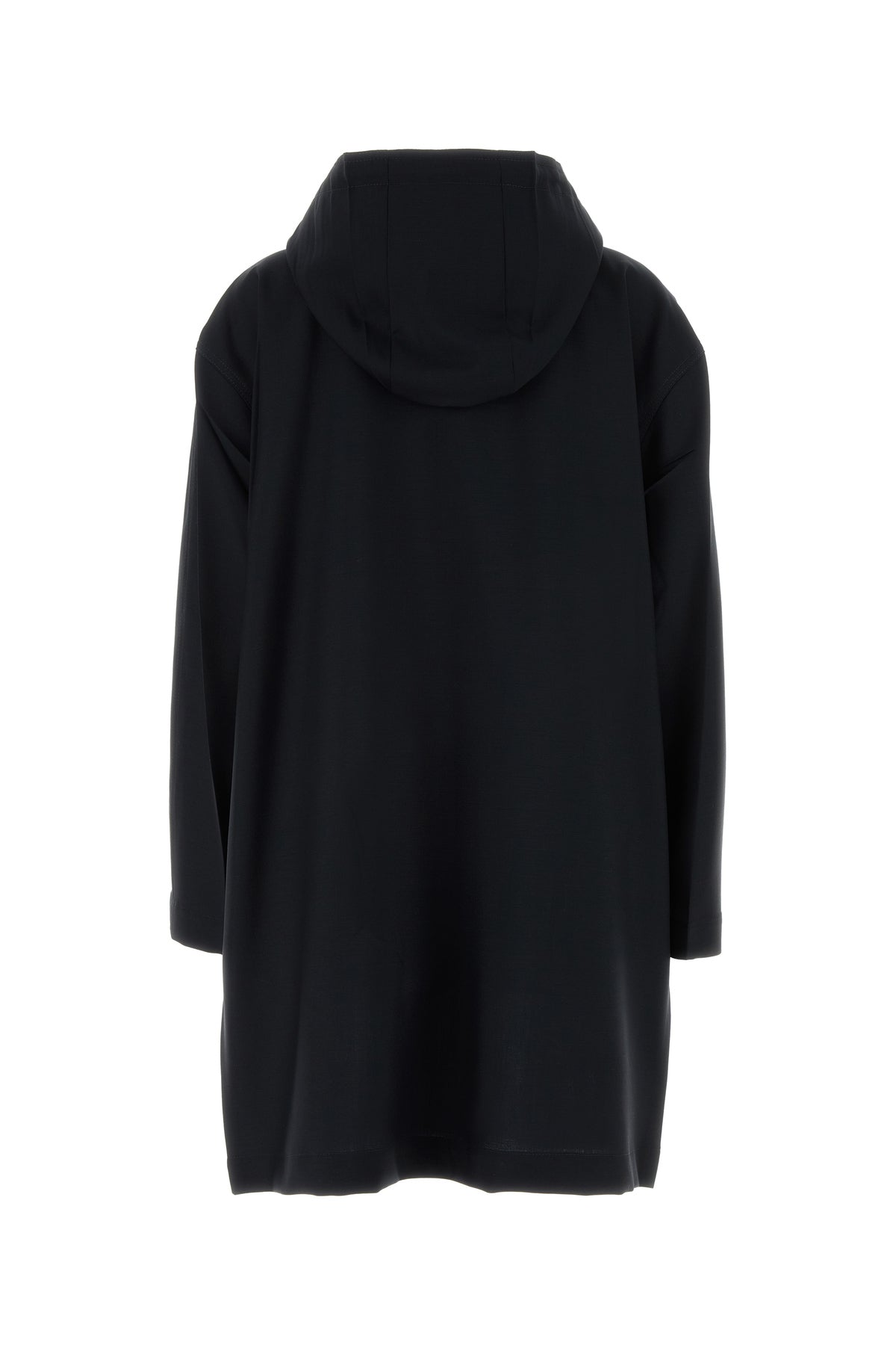 Prada Soprabito in misto mohair blu navy, view 2