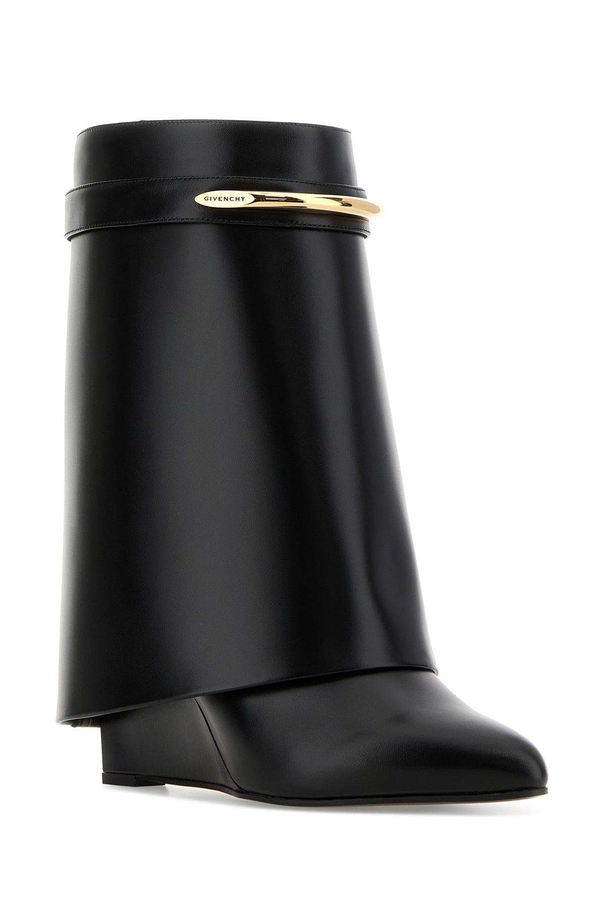 Givenchy Stivali Shark Pinch in pelle nera, view 2