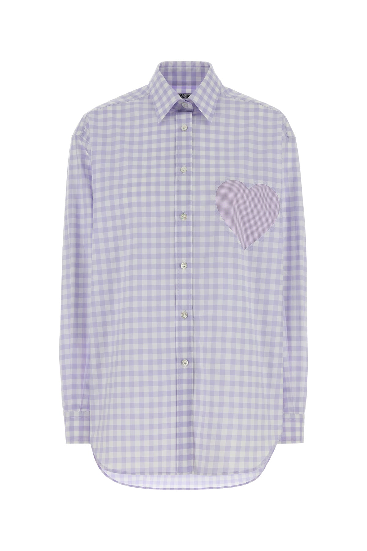 Moschino Camicia oversize in popeline ricamato
