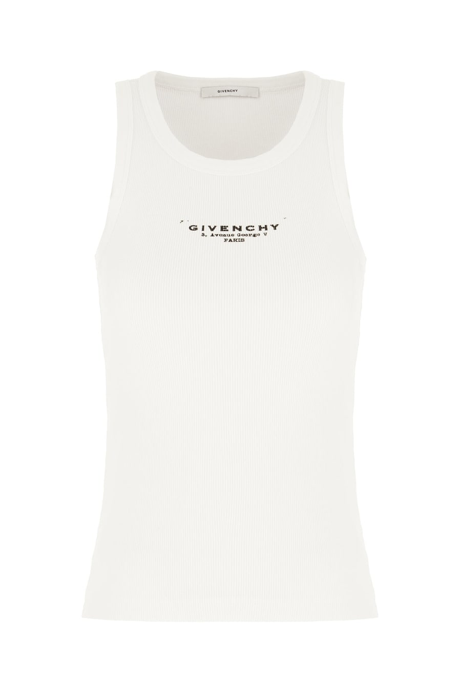 Givenchy Canotta in cotone stretch bianco