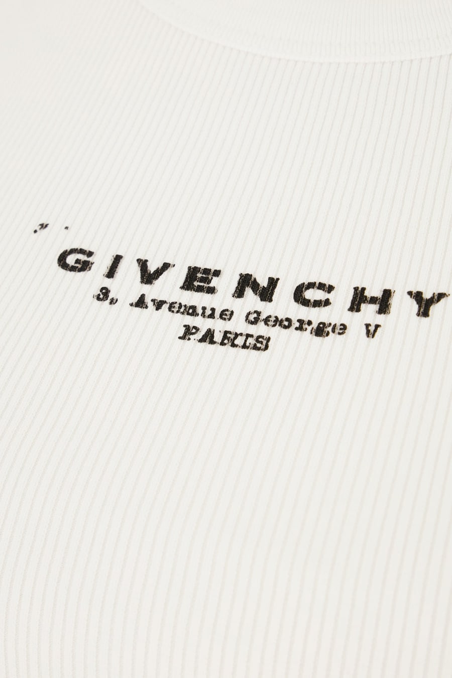 Givenchy Canotta in cotone stretch bianco, view 3