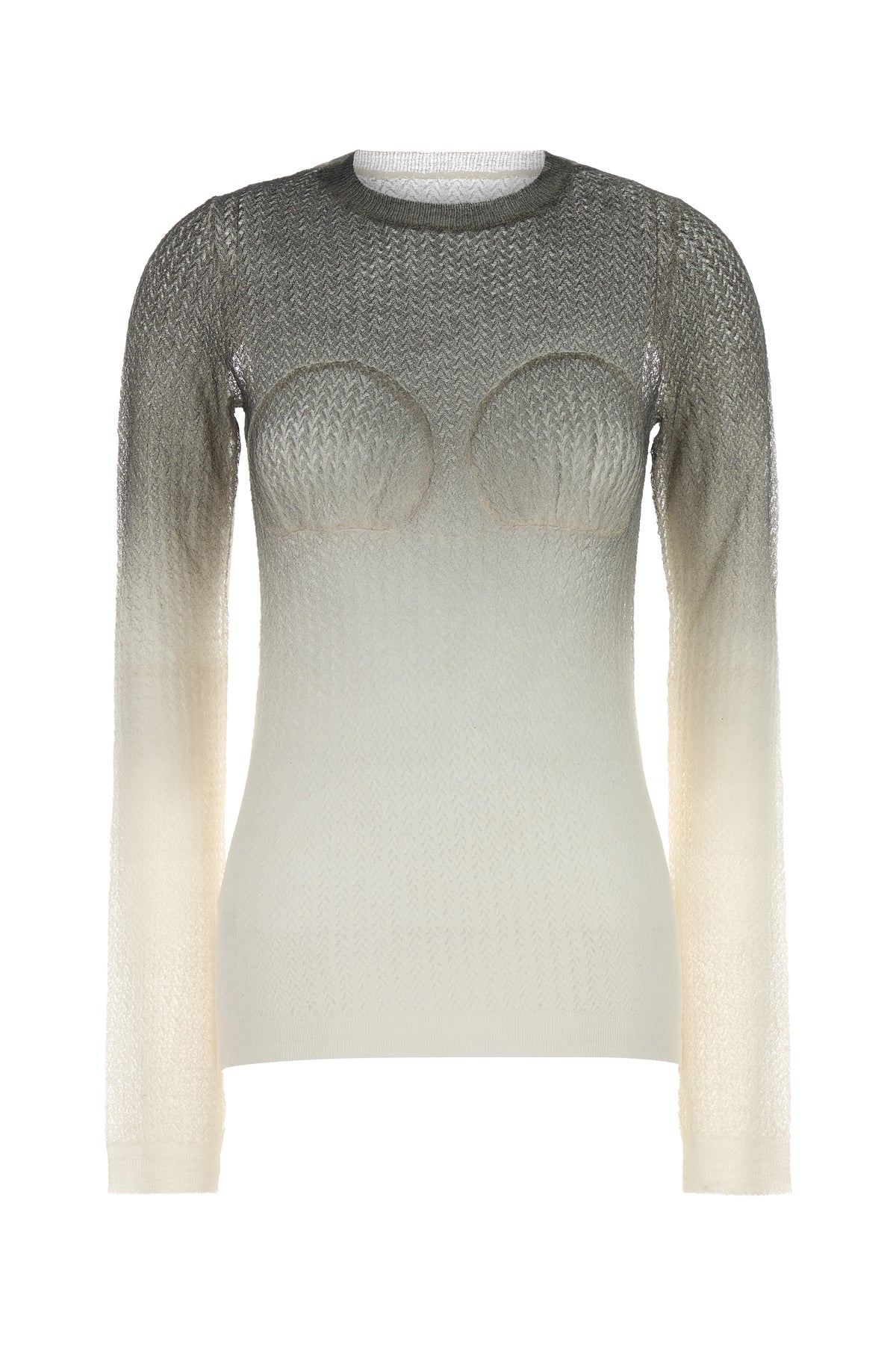 Maison Margiela Maglione in misto lana multicolor