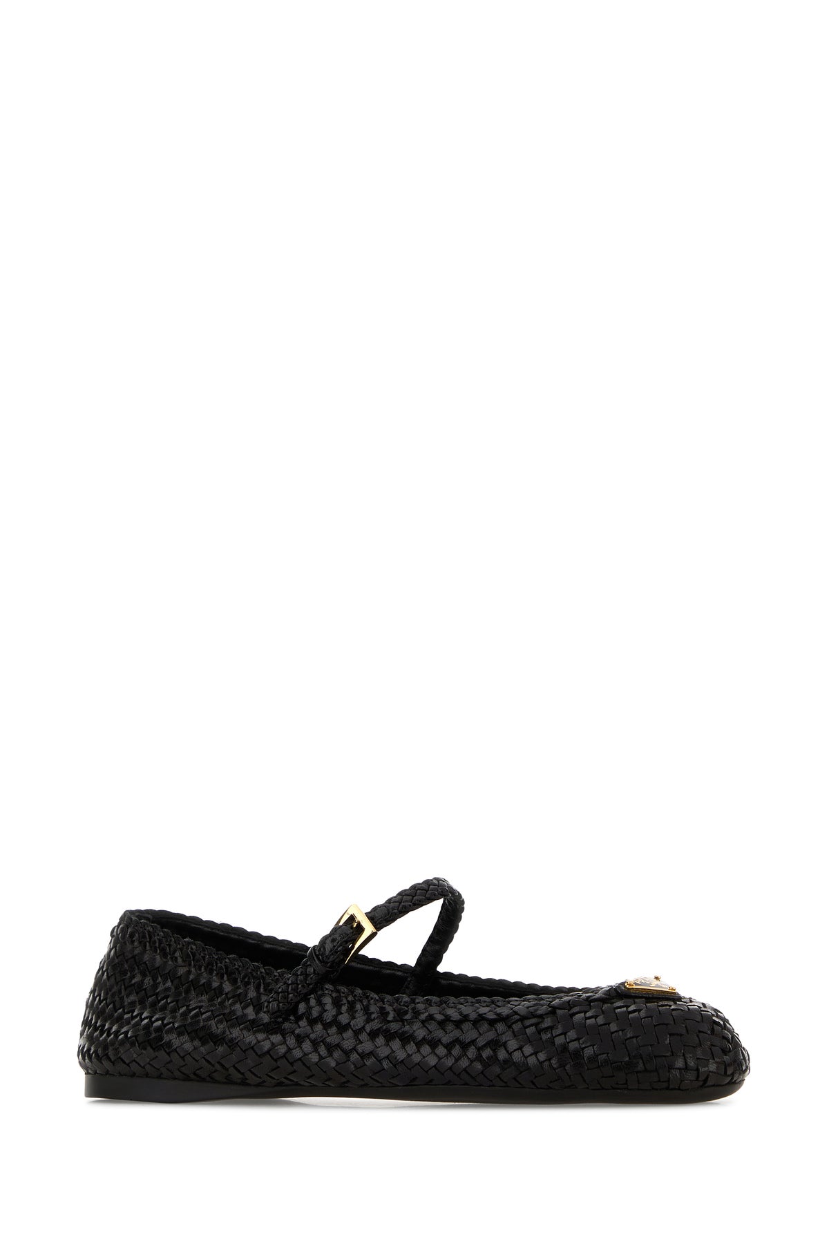 Prada Ballerine in pelle nera, view 2