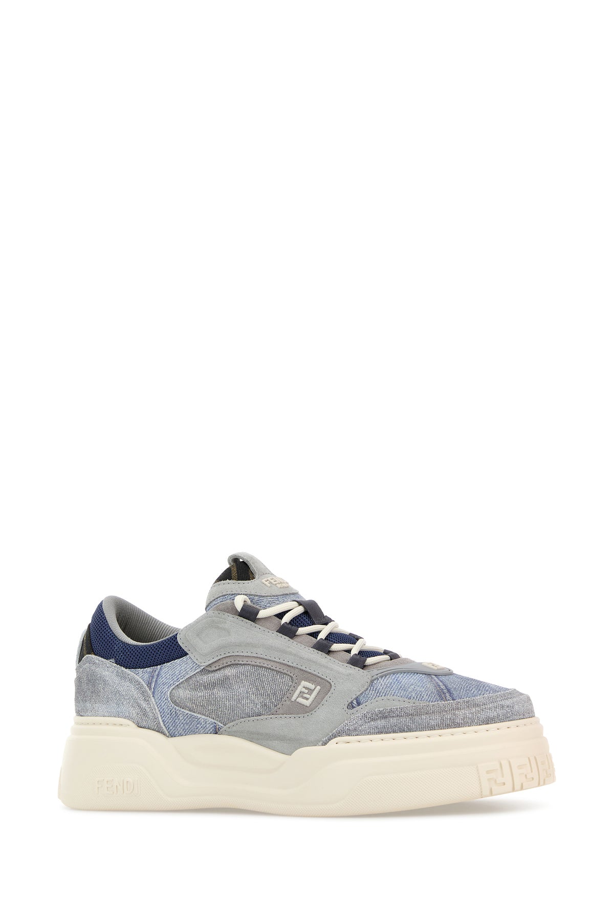 Fendi Sneakers Fendi Force multicolor in denim, view 2