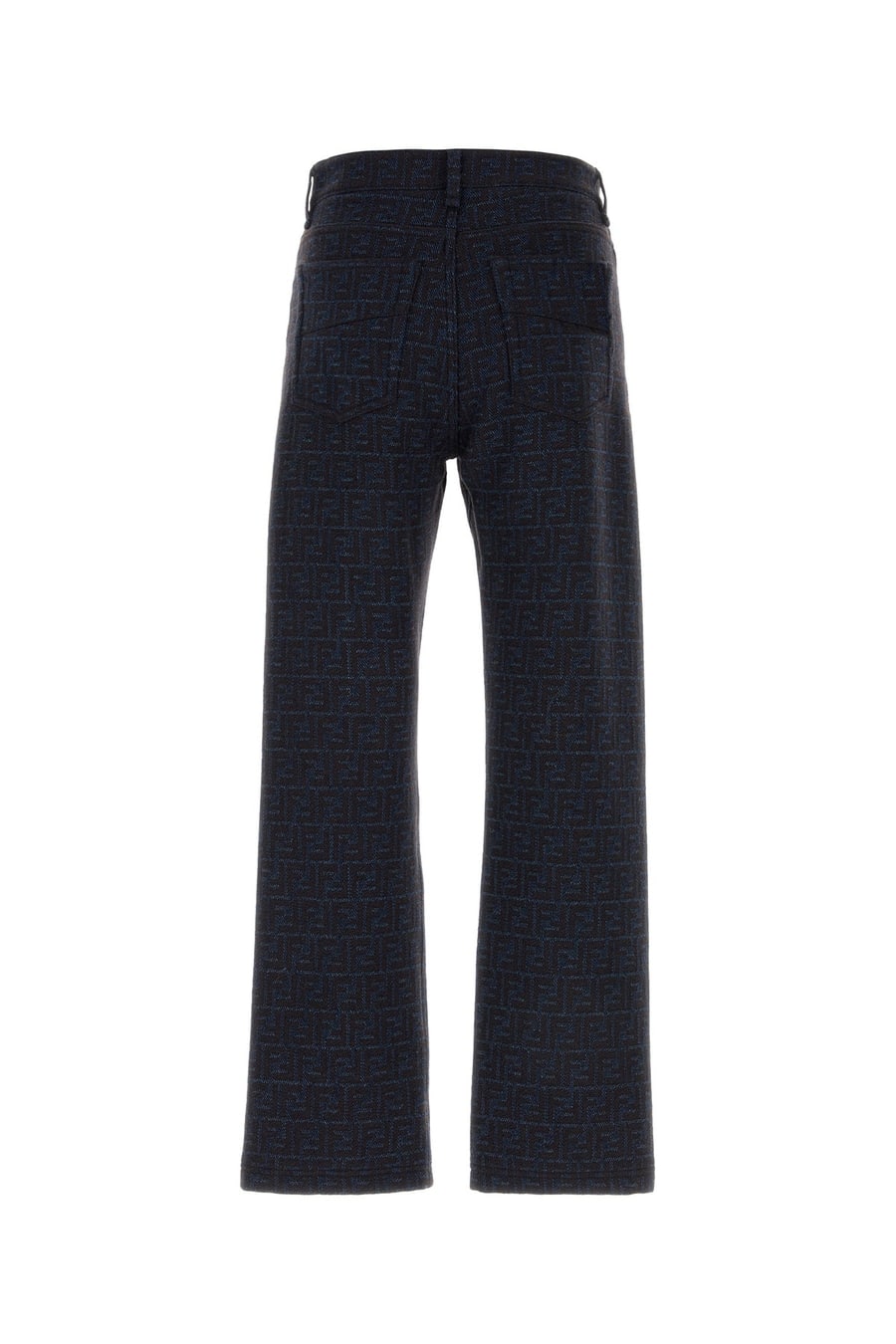 Fendi Pantalone in misto cotone ricamato, view 2