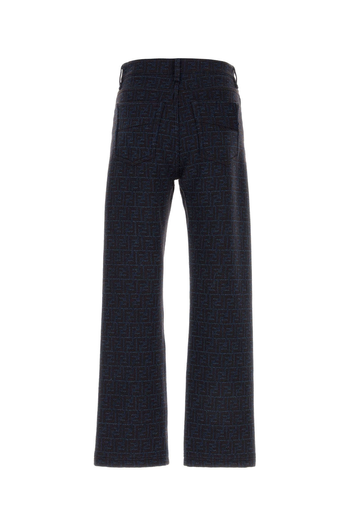 Fendi Pantalone in misto cotone ricamato, view 2