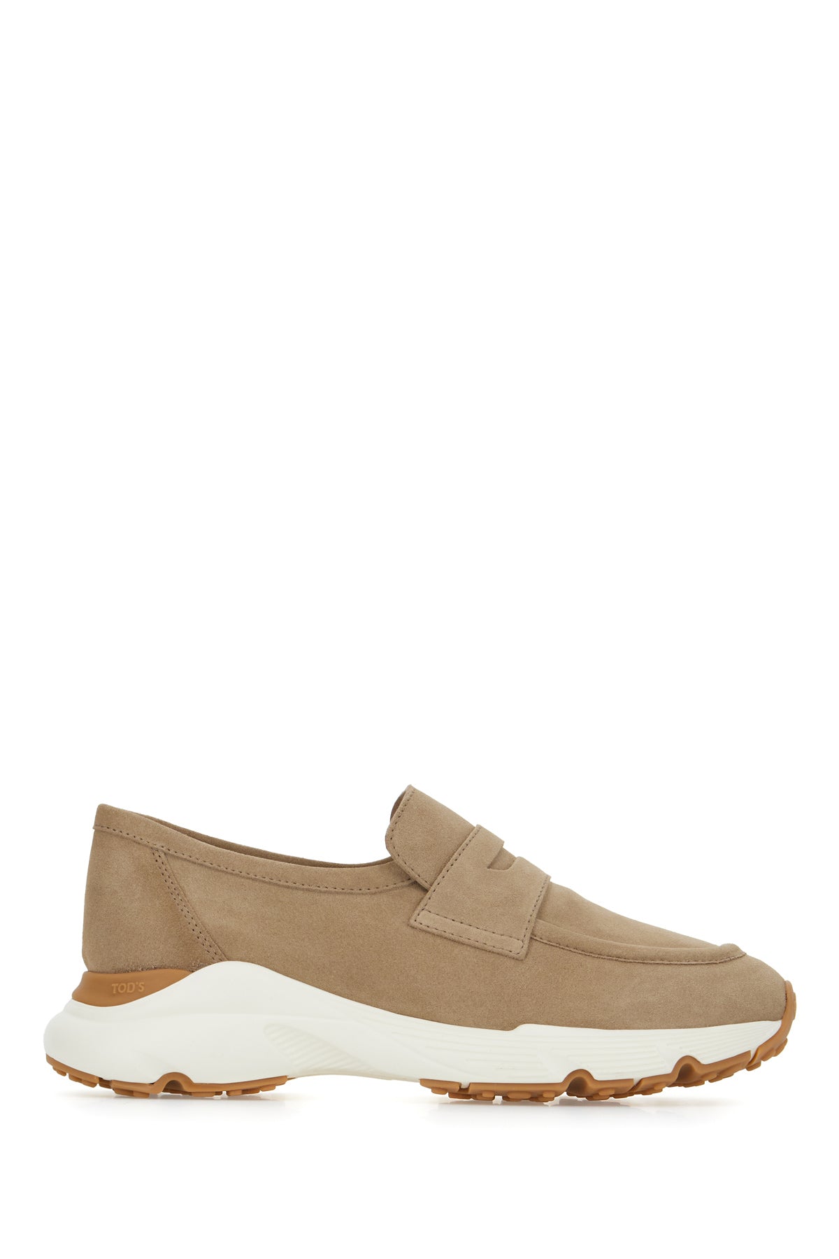 Tod's Mocassini in pelle scamosciata cappuccino