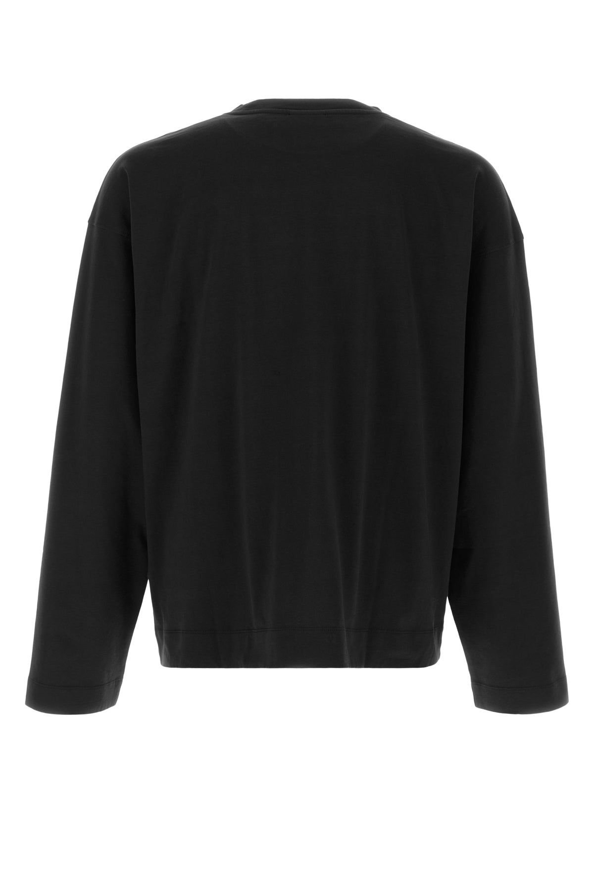 Dries Van Noten T-shirt Hegland in cotone nero, view 2