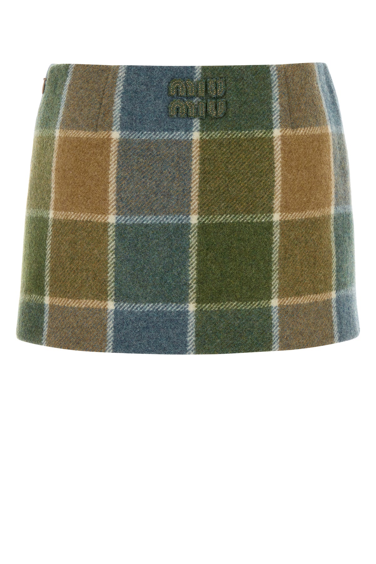 Miu Miu Minigonna in lana ricamata, view 2