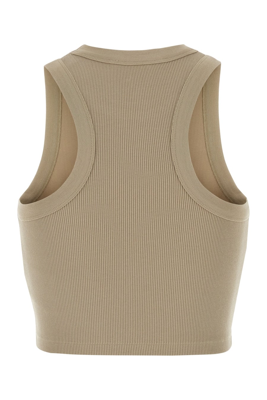 Givenchy Crop-ton in cotone stretch beige, view 2