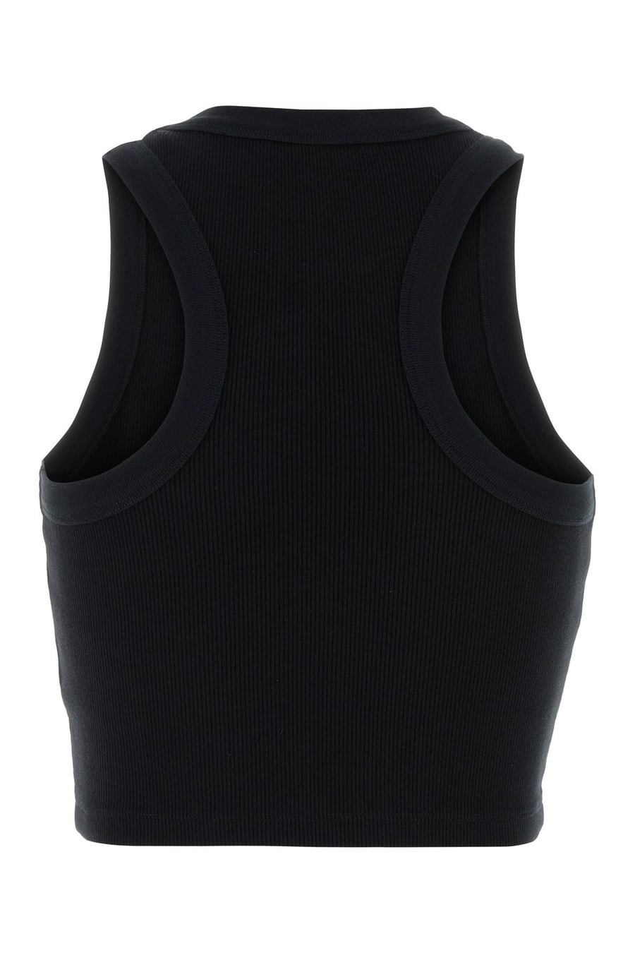Givenchy Crop-ton in cotone stretch nero, view 2