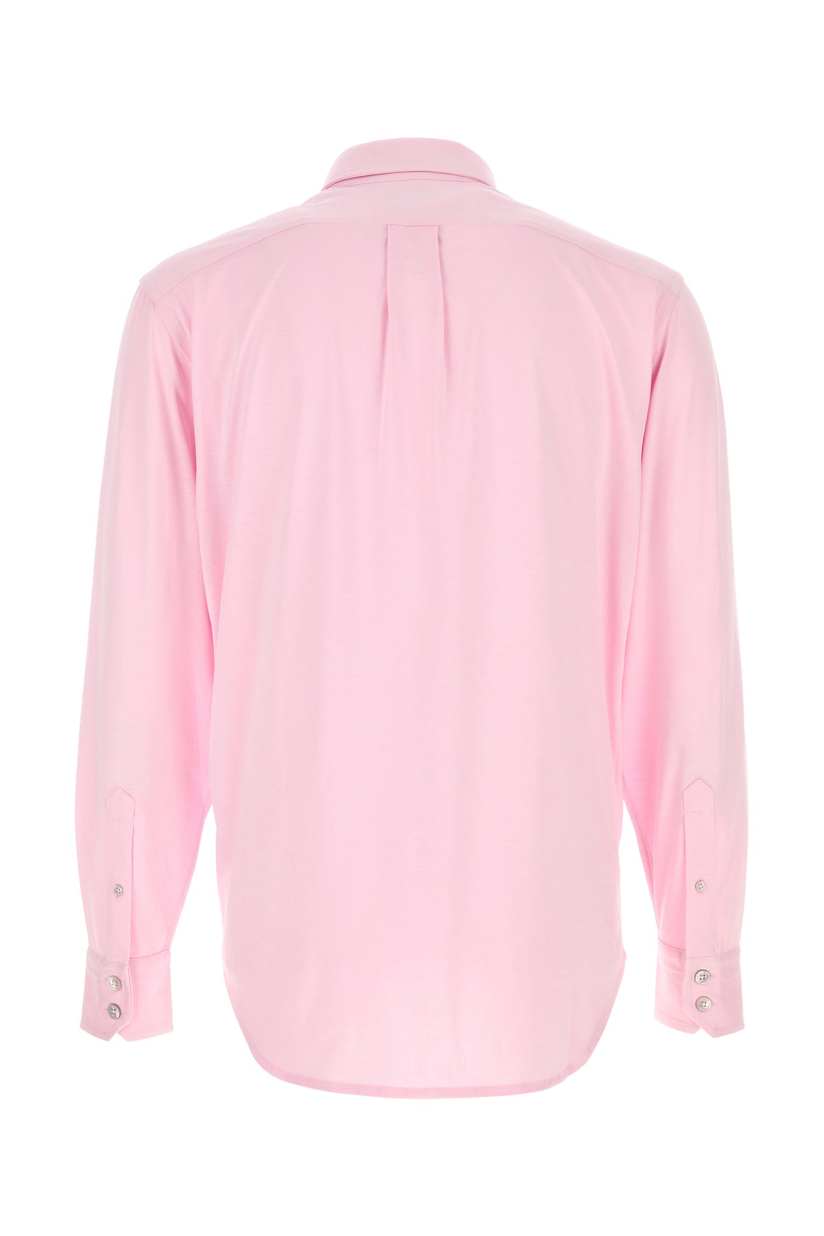 Tom Ford Camicia in misto seta rosa, view 2