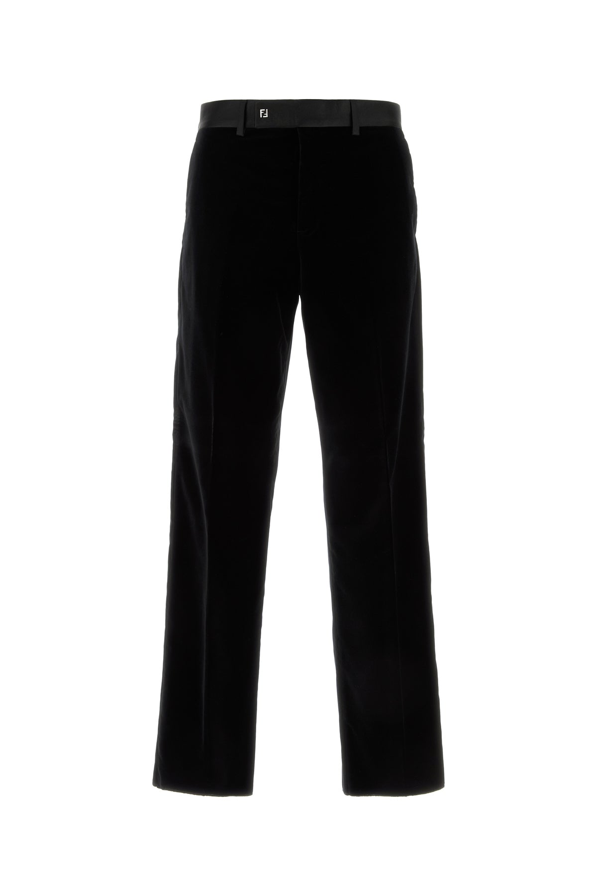 Fendi Pantalone in velluto nero