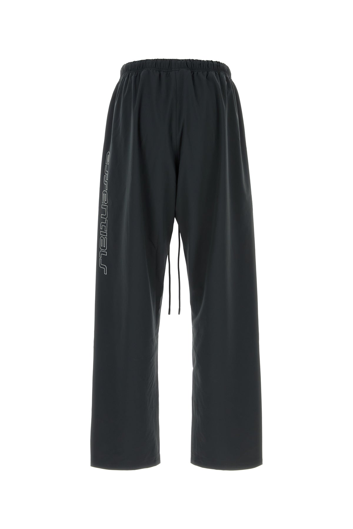 Fear of God Essentials Pantalone jogging in nylon stretch nero, view 2
