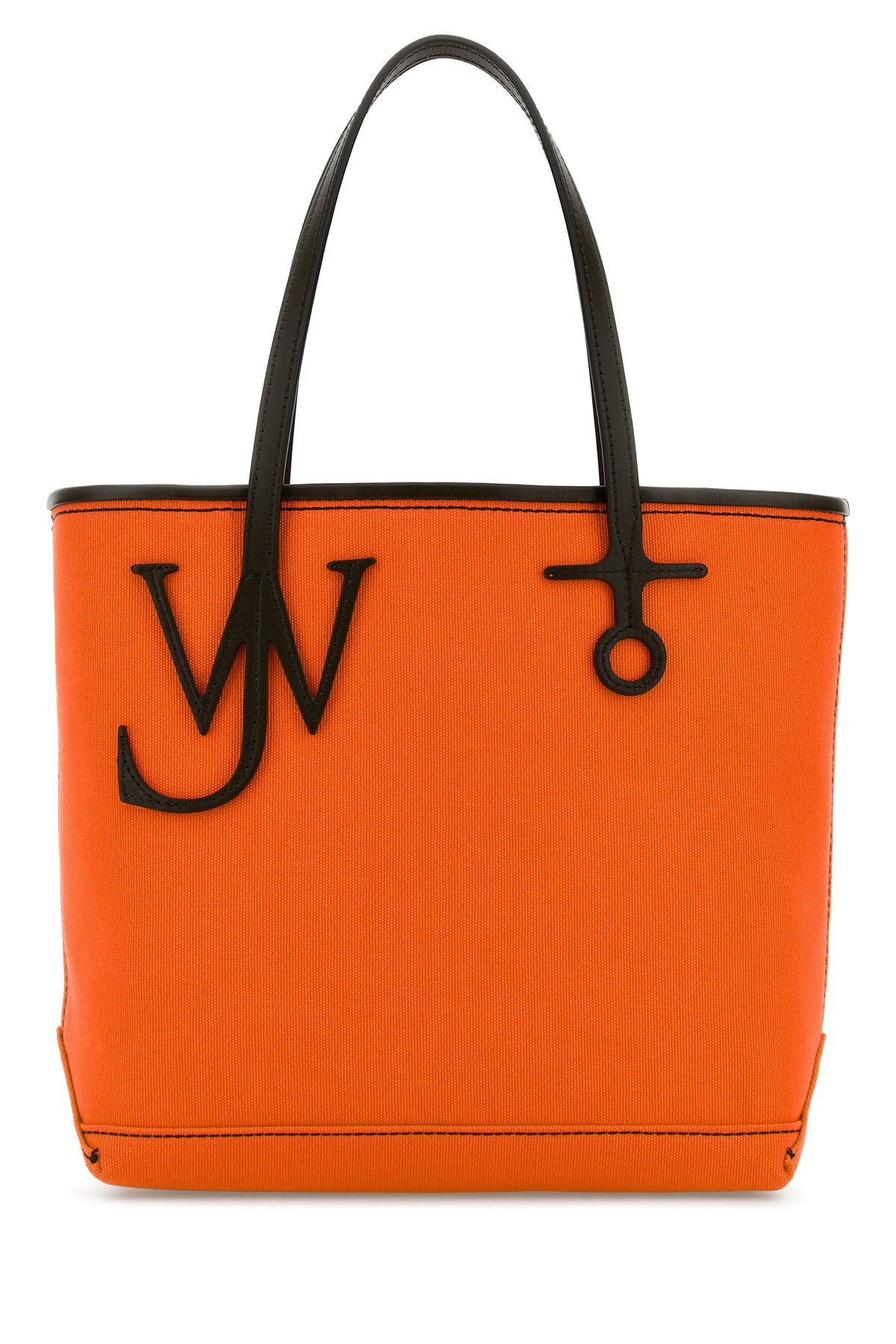 JW Anderson Borsa a secchiello Anchor piccola in tela arancione