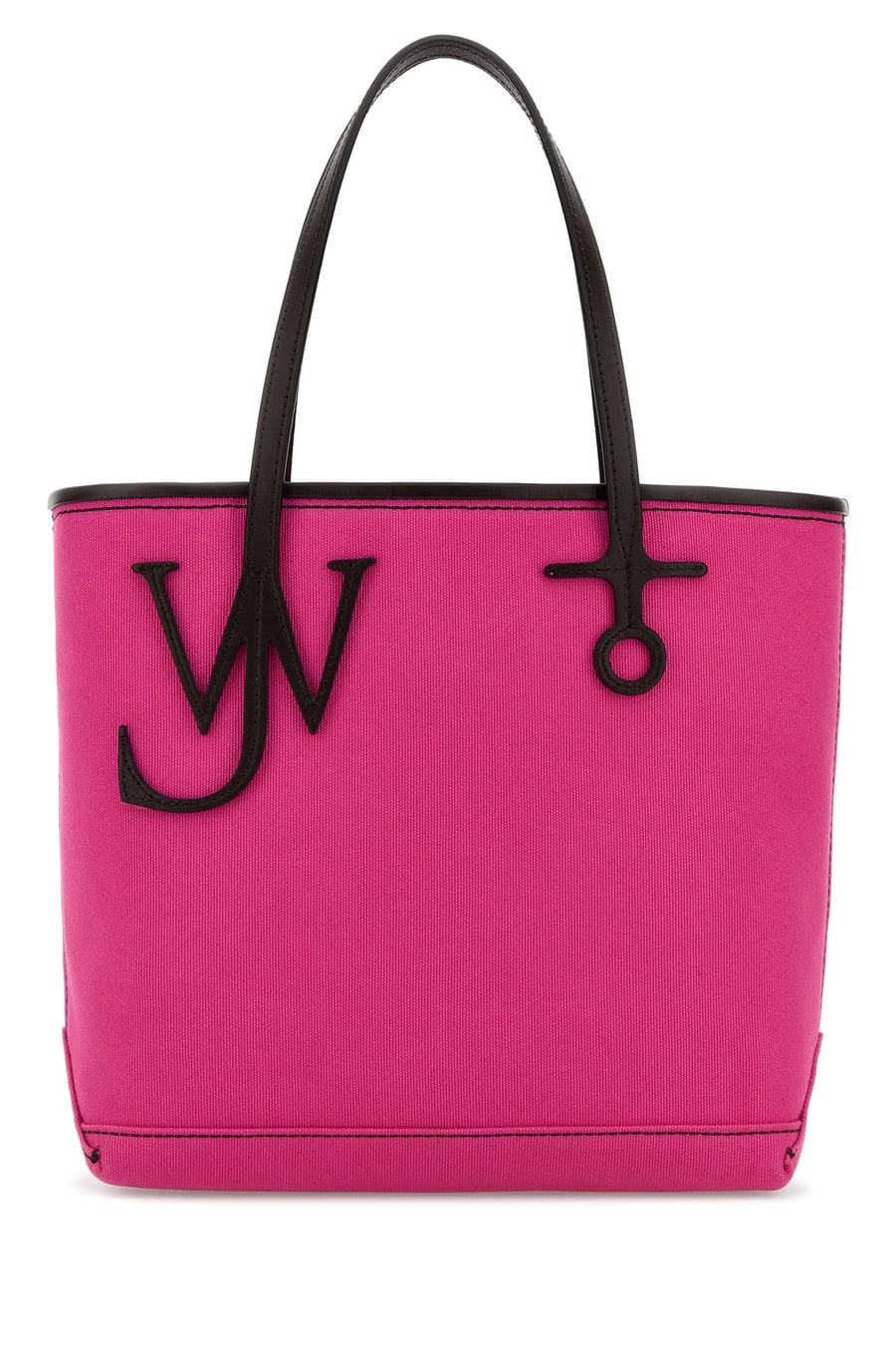 JW Anderson Borsa a secchiello Anchor piccola in tela fucsia