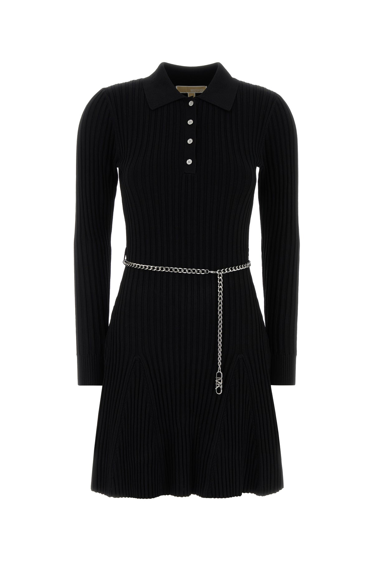 MICHAEL BY MICHAEL KORS Mini abito in maglia stretch nera