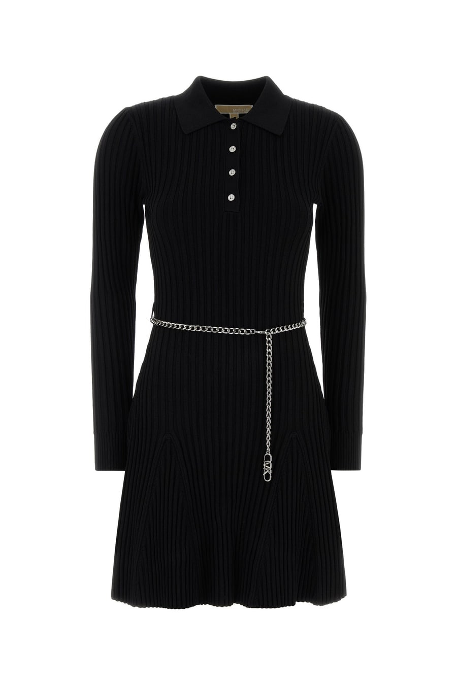 MICHAEL BY MICHAEL KORS Mini abito in maglia stretch nera
