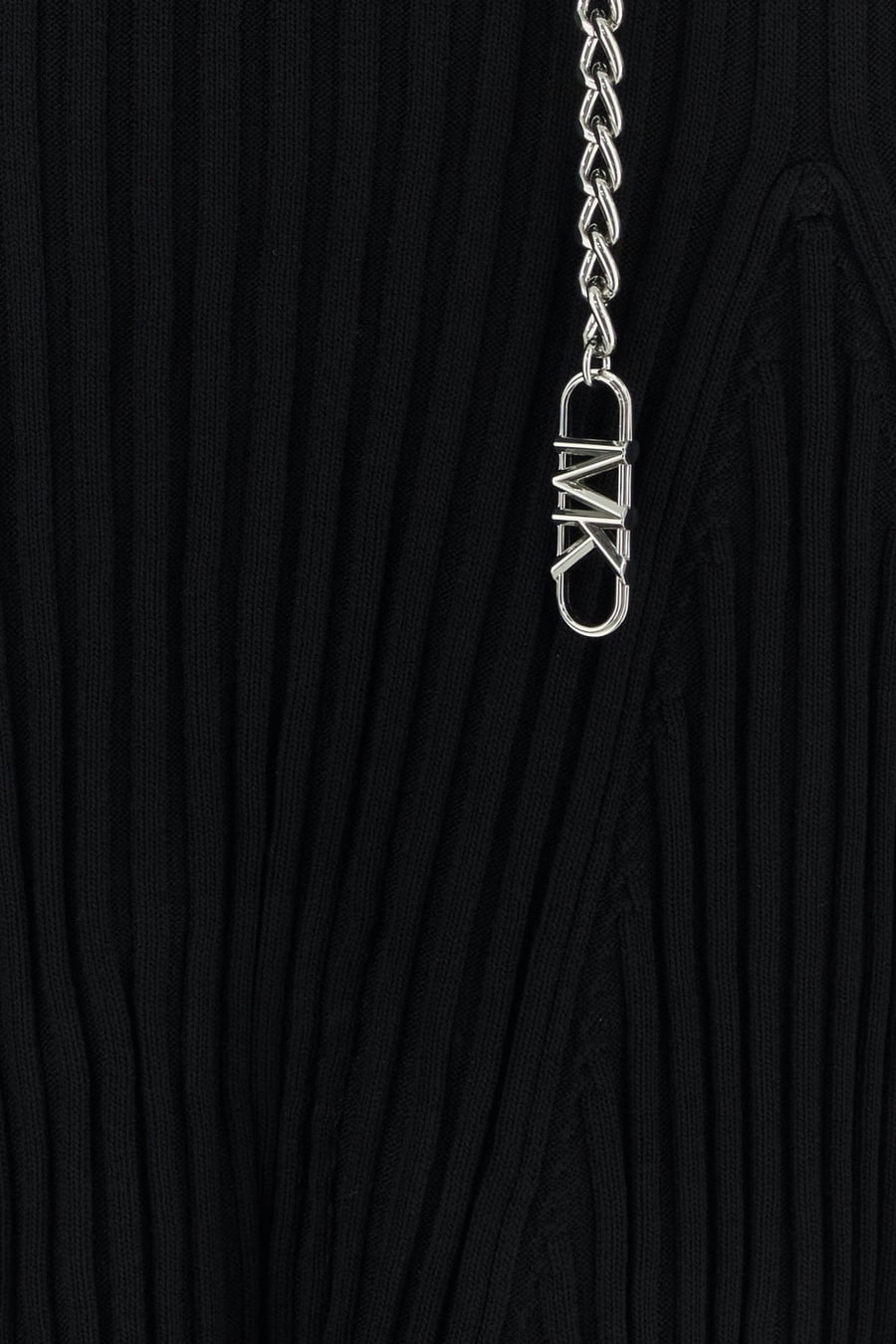 MICHAEL BY MICHAEL KORS Mini abito in maglia stretch nera, view 3