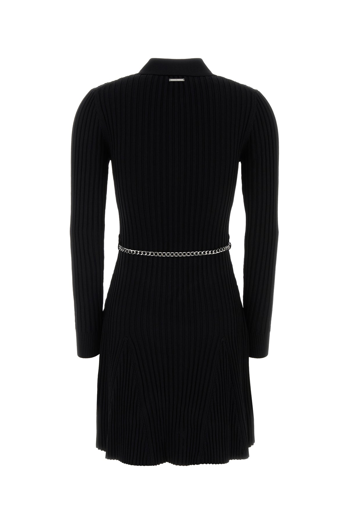 MICHAEL BY MICHAEL KORS Mini abito in maglia stretch nera, view 2
