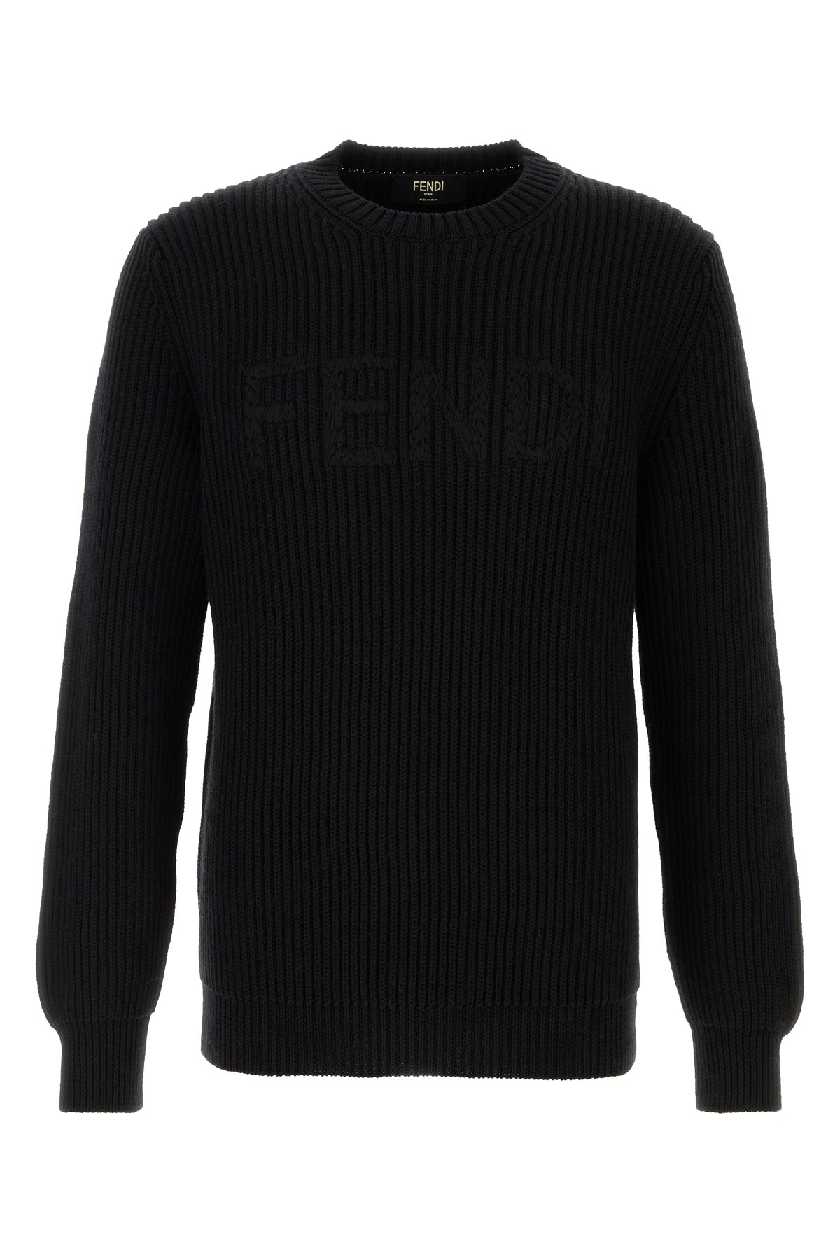 Fendi Maglione in lana nera