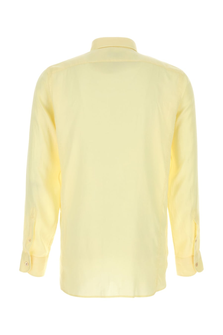 Tom Ford Camicia in lyocell giallo, view 2