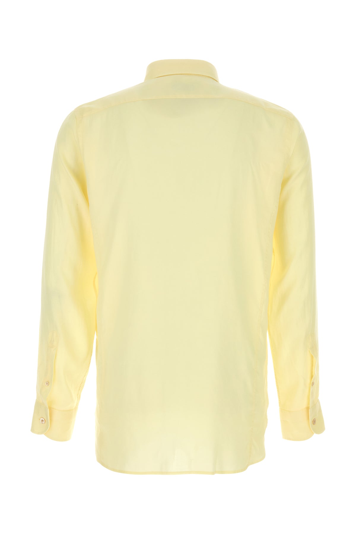 Tom Ford Camicia in lyocell giallo, view 2