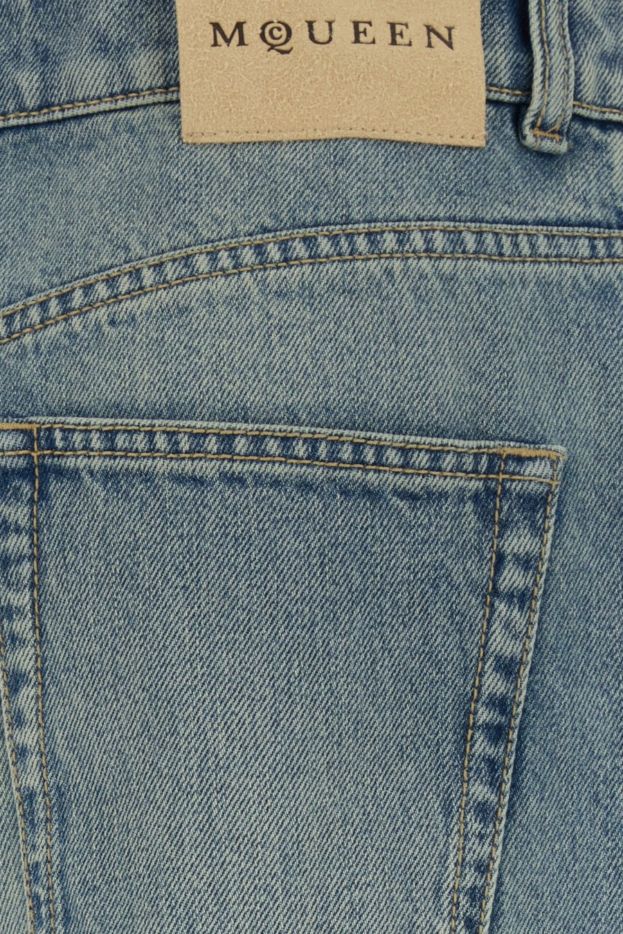 Alexander McQueen Jeansin denim, view 3