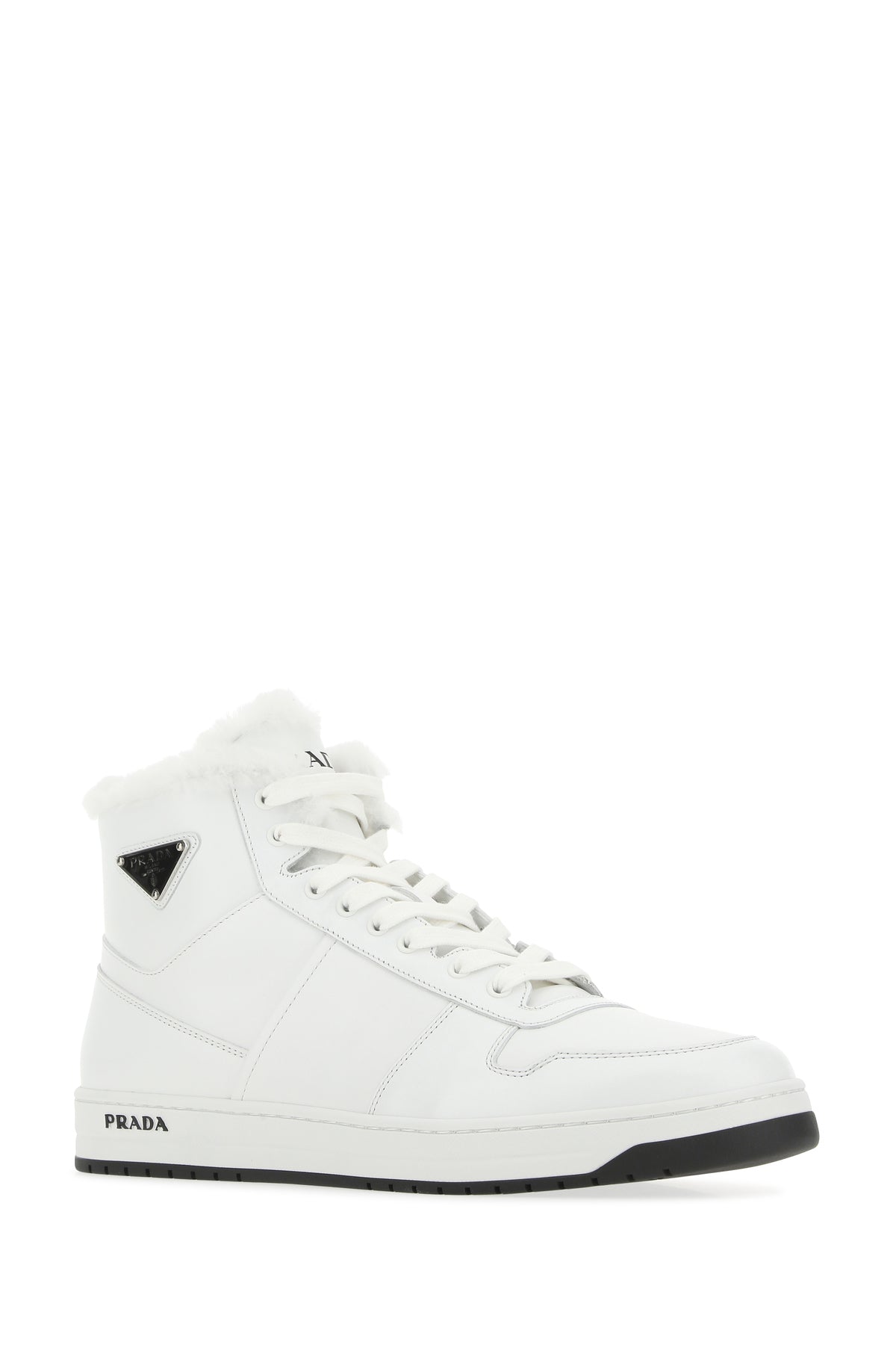 Prada Sneakers in pelle bianca, view 2