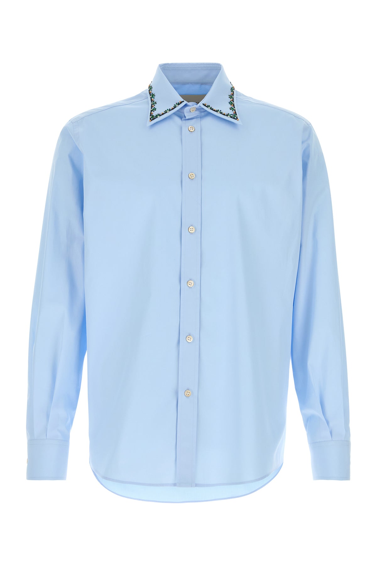 Valentino Garavani Camicia in popeline azzurro