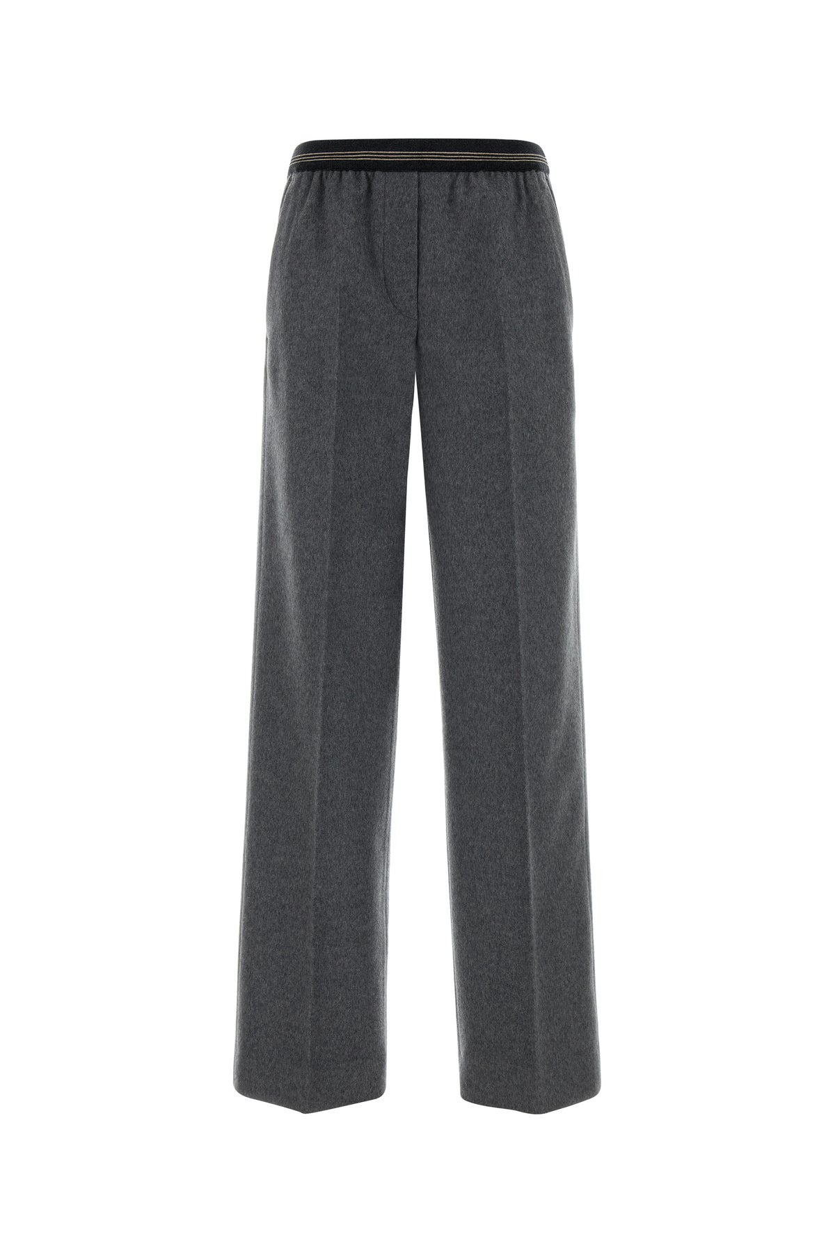 Miu Miu Pantalone in misto lana grigia