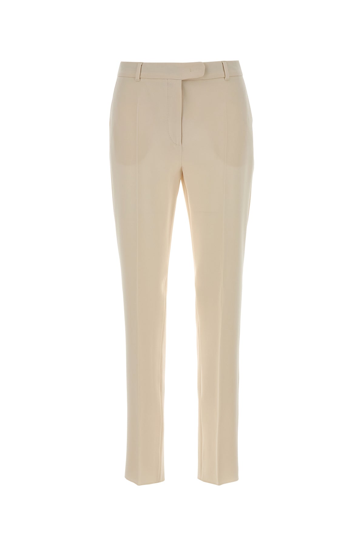 Max Mara Pantalone Jerta in crepe giallo pastello
